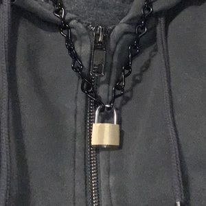 Lock chain necklace